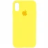 Чохол Silicone Case з закритим низом на Apple iPhone XR (6.1") – Жовтий / Yellow. Фото 1 з 1