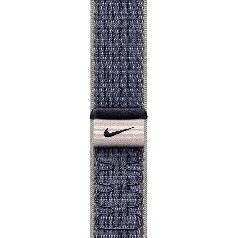 Ремінець Nike Sport Loop для Apple Watch 42/44/45/46/49mm – Grey / Blue. Фото 2 з 5
