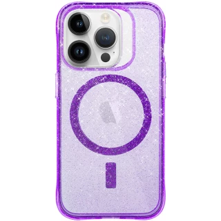 Звездный чехол с MagSafe на Apple iPhone 12 Pro Max (6.7") — Purple