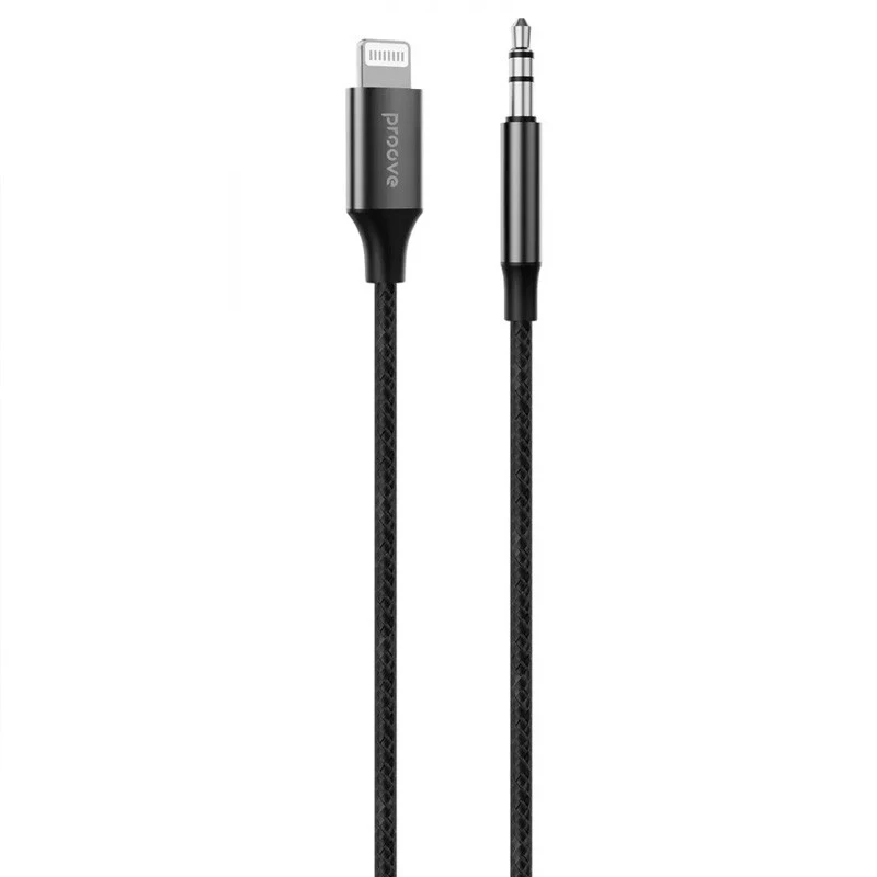 

Аудіо кабель Aux Proove SoundTrack Lightning to 3.5mm (1m) (Black)