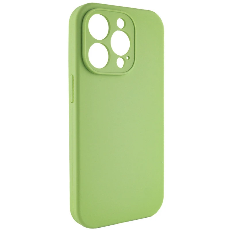 Чехол Silk Full Camera Protective (AA) NO LOGO для Apple iPhone 13 Pro (6.1") – Мятный / Mint. Фото 2 из 7