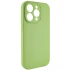 Чехол с закрытым низом Silicone Case для Apple iPhone 16 Pro – Мятный / Mint. Фото 5 из 17