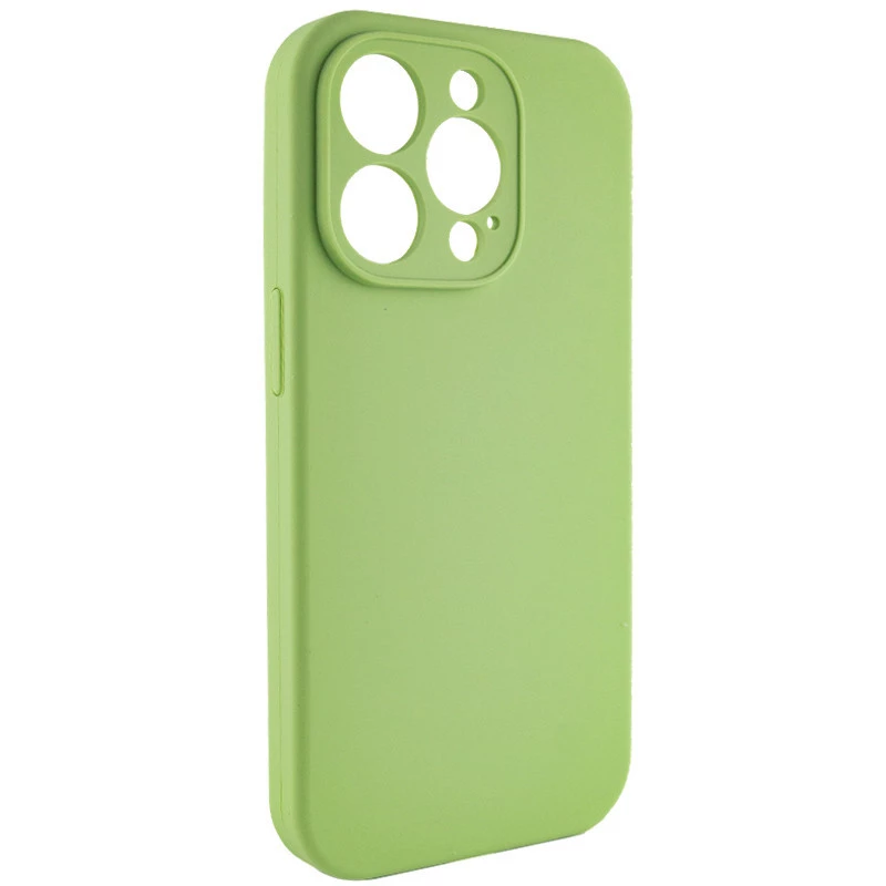 Чехол с закрытым низом Silicone Case для Apple iPhone 16 Pro Max – Мятный / Mint. Фото 5 из 17