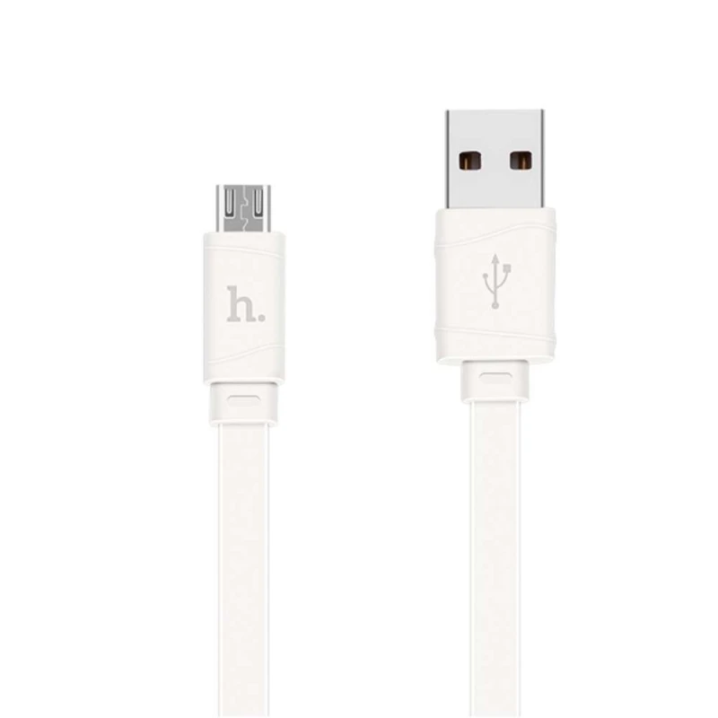 

Дата кабель Hoco X5 Bamboo USB to MicroUSB (100см) (Белый), Білий
