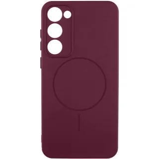 Чохол Silicone Cover Lakshmi Full Camera (AA) with Magnetic Fit для Xiaomi Redmi 15 4G (Global) / 5G — Бордовий / Marsala
