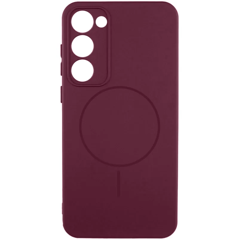 Чехол Silicone Cover Lakshmi Full Camera (AA) with Magnetic Fit для Xiaomi Redmi 15 (EU) – Бордовый / Marsala. Фото 1 из 1