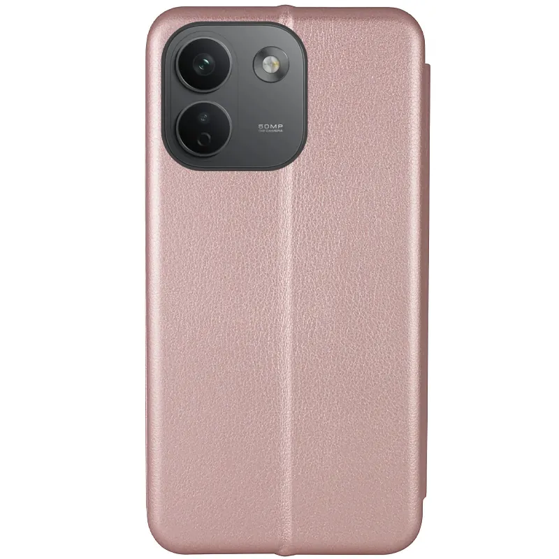 Чехол-книжка классический для Xiaomi Redmi Note 17 Pro Max – Rose Gold. Фото 2 из 5