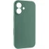 Чехол Silk Full Camera Protective (AA) NO LOGO для Apple iPhone 16 – Зеленый / Pine green. Фото 1 из 7