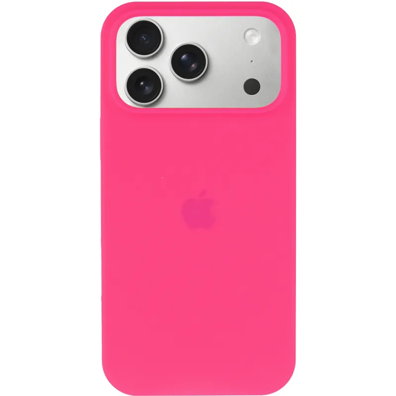 Чехол Silk Full Protective (AA) для Apple iPhone 18 Pro Max – Розовый / Barbie pink. Фото 2 из 5