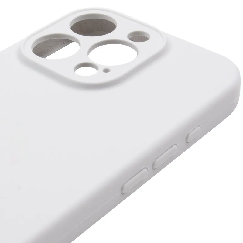 Чехол Silk Full Camera (AA) NO LOGO with Magnetic Fit для Apple iPhone 16 Pro – Белый / White. Фото 4 из 5