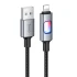 Дата кабель Hoco U144 New USB to Lightning 2.4A (1.2m) – Black. Фото 1 з 5