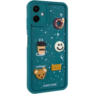 Чехол TPU Toys Case для Samsung Galaxy A06 — Pine Green / Always Happy