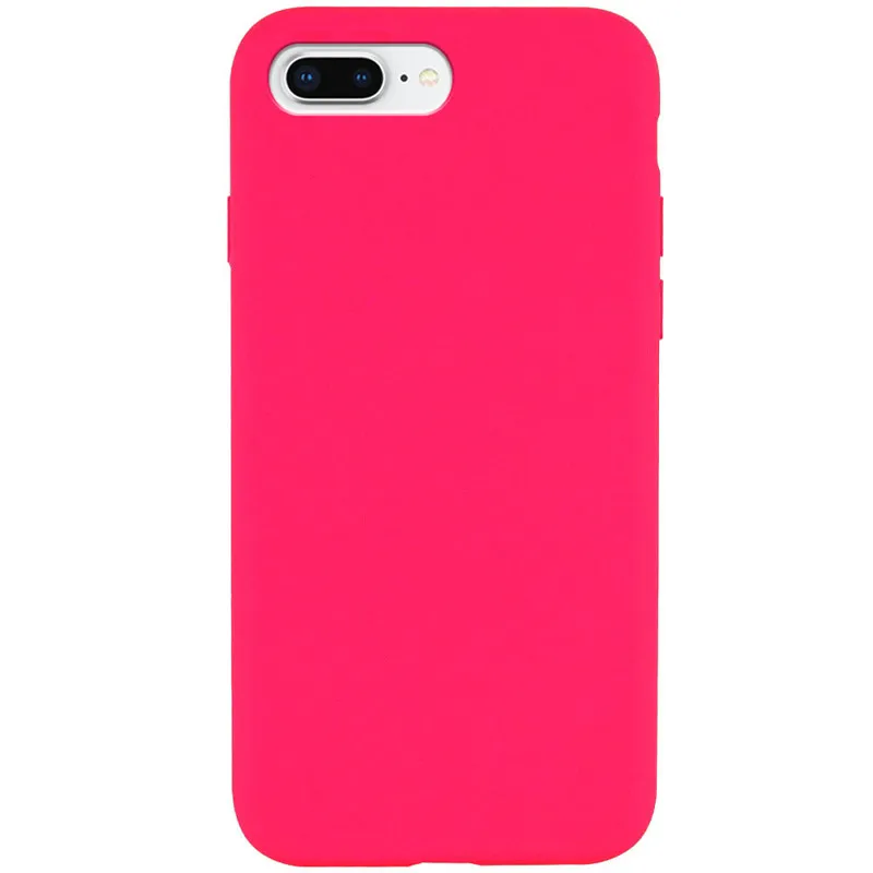 Чохол Silk Full Protective (AA) NO LOGO для Apple iPhone 7 plus / 8 plus – Рожевий / Barbie pink. Фото 1 з 1