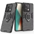 Протиударний чохол Transformer з кільцем на Xiaomi Redmi Note 13 Pro 4G – Чорний / Soul Black. Фото 3 з 6