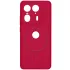 Чохол Silicone Cover Lakshmi Full Camera (AA) with Magnetic Fit для Motorola Edge 50 Ultra – Червоний / Rose Red. Фото 2 з 2