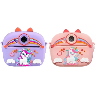 Дитяча фотокамера моментальним друку в чохлі Unicorn фото 1 з 2