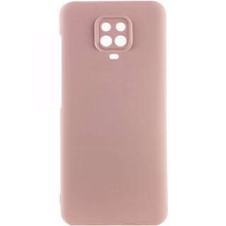 Чехол Silicone Case Lakshmi Premium з закритою камерою на Xiaomi Redmi Note 9s / Note 9 Pro / Note 9 Pro Max — Розовый / Pink Sand