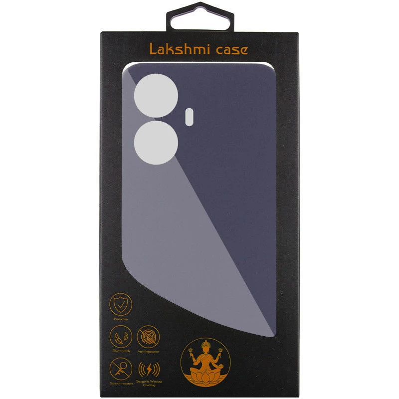 Чохол Silicone Case Lakshmi Premium з закритою камерою на Realme 10 Pro+ – Сірий / Dark Gray. Фото 2 з 2