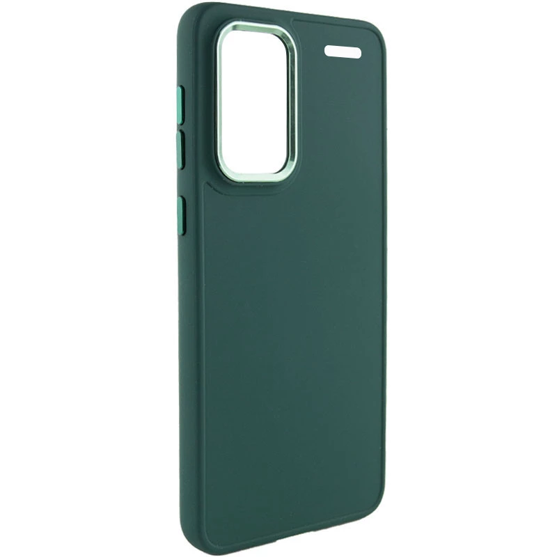 TPU чохол Bonbon з металевими кнопками на Xiaomi Redmi Note 13 Pro+ – Зелений / Army green. Фото 2 з 4