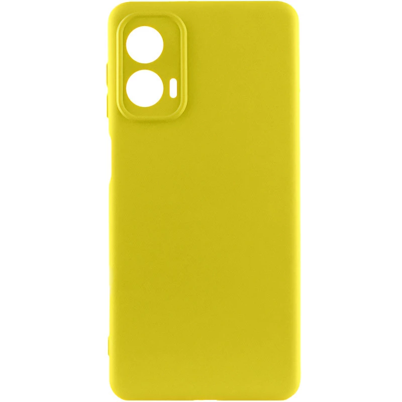 

Чехол Silicone Case Lakshmi Plus с закрытой камерой для Motorola Moto G24 (Желтый / Flash), Жовтий / flash