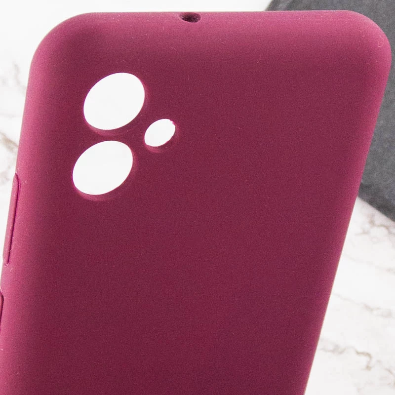 Чохол Silicone Case Lakshmi Premium з закритою камерою на Samsung Galaxy A07 – Бордовий / Plum. Фото 6 з 7