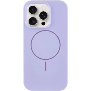 Чохол Silk Full Protective (AA) NO LOGO with Magnetic Fit для Apple iPhone 14 (6.1") — Бузковий / Dasheen