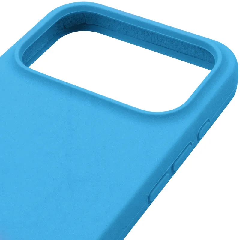 Чехол Silk Full Protective (AA) NO LOGO для Apple iPhone 17 Pro (6.3") – Голубой / Blue. Фото 4 из 5