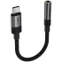 Перехідник Acefast J12 Type-C male to AUX 3.5mm female – Black. Фото 3 з 5