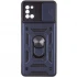 Ударопрочный чехол Serge Ring с защитой камеры для Samsung Galaxy A31 – Синий. Фото 2 из 5