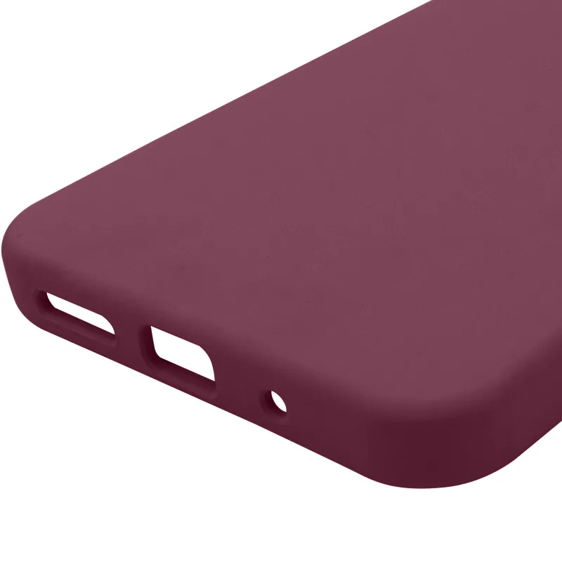 Чохол Silicone Case Lakshmi Premium із закритою камерою для Xiaomi Redmi 12 – Бордовий / Plum. Фото 10 з 10