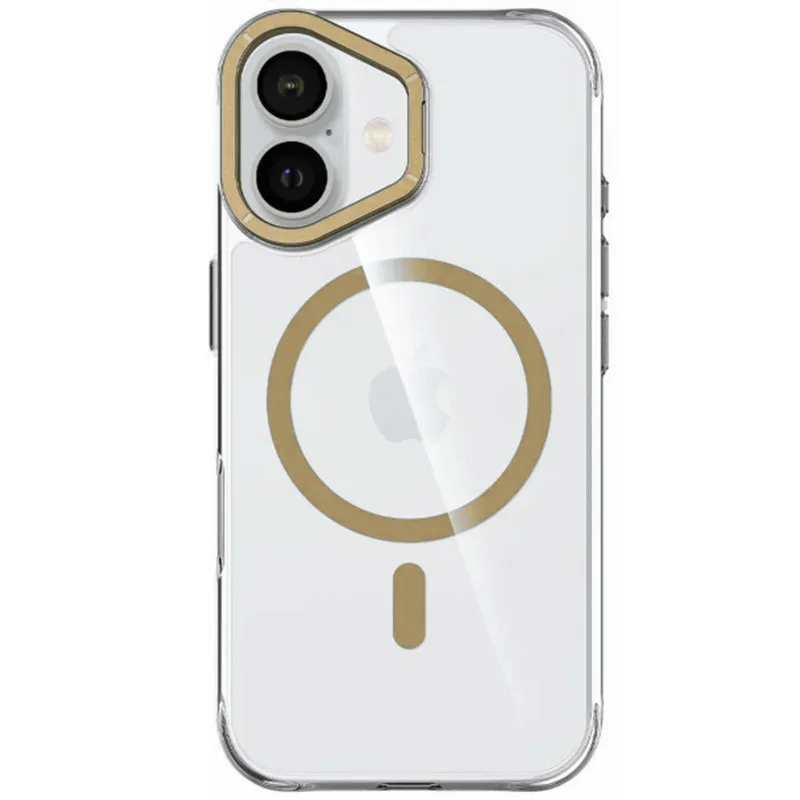 Чохол TPU Space Case Apex with Magnetic Fit для Apple iPhone 16 – Gold. Фото 4 з 6