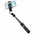 Монопод для селфи Hoco DYY06 трипод + съемный BT пульт + стабилизатор – Black. Фото 7 из 7