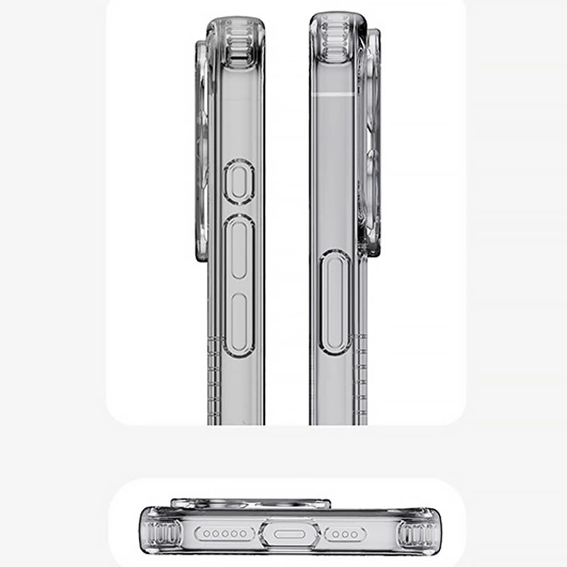 Ребристый силиконовый чехол на Apple iPhone 15 (6.1") – Black. Фото 2 из 3