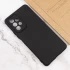 Кольоровий силіконовий чохол GETMAN із закритою камерою для Samsung Galaxy A33 5G – Чорний / Black. Фото 4 з 5