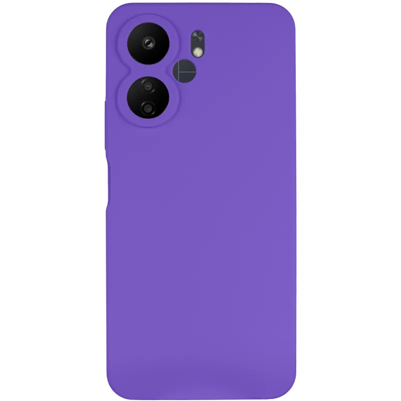 Чохол Silicone Case Lakshmi Premium із закритою камерою для Xiaomi Redmi 13C – Фіолетовий / Amethyst. Фото 3 з 9