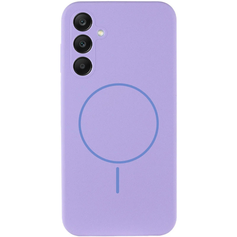 Чехол Silicone Cover Lakshmi Full Camera (AA) with Magnetic Fit для Samsung Galaxy S26 – Сиреневый / Dasheen. Фото 1 из 2