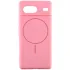 Чохол Silicone Cover Lakshmi Full Camera (AA) with Magnetic Fit для Google Pixel 7a – Рожевий / Light pink. Фото 2 з 4