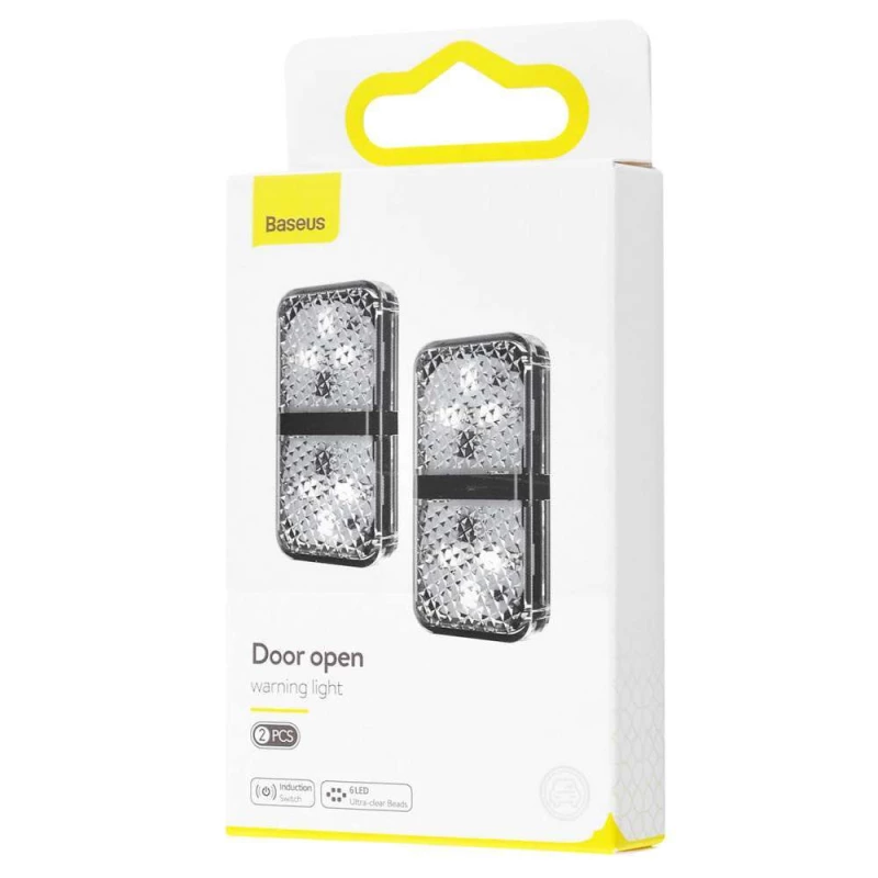 Автомобільна лампа Baseus Warning Light, дверна, (2 шт/уп) (CRFZD) – Чорний. Фото 6 з 6