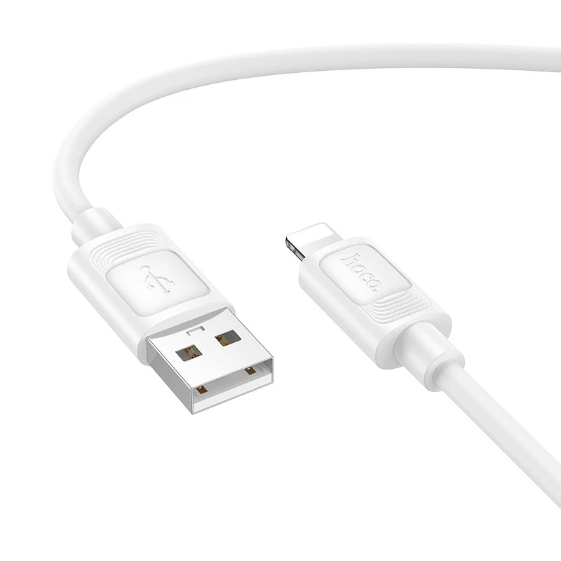 Дата кабель Hoco X122 Benefit USB to Lightning 2.4A (1m) – White. Фото 1 из 3