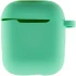 Силіконовий футляр New з карабіном для навушників Airpods 1/2 – Зелений / Spearmint. Фото 2 з 5