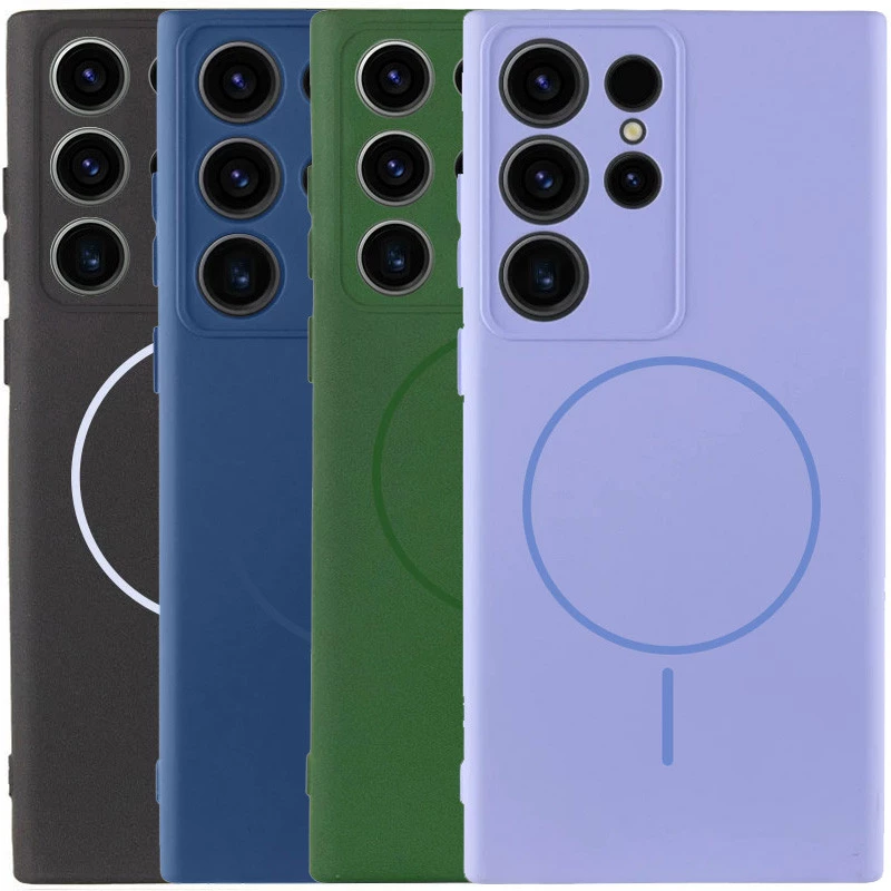 Силиконовый чехол Lakshmi MagFit с защитой камеры для Samsung Galaxy S25 Ultra фото 1 из 2