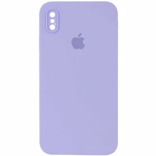 Чехол Silicone Case Square с защитой камеры для Apple iPhone XS Max (6.5") фото 1 из 3