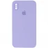 Чехол Silicone Case Square с защитой камеры для Apple iPhone XS Max (6.5") – Сиреневый / Dasheen. Фото 1 из 3