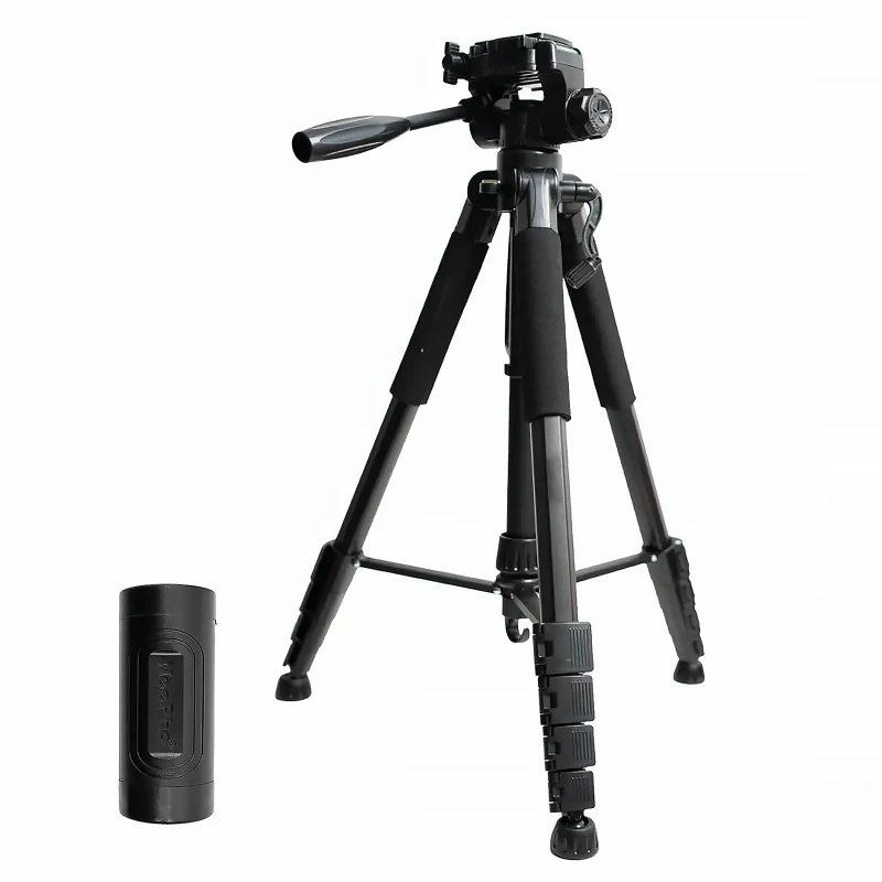 Штатив NeePho NP-910A для съемки 57-210см с разборным держателем в чехле – Black. Фото 2 из 4