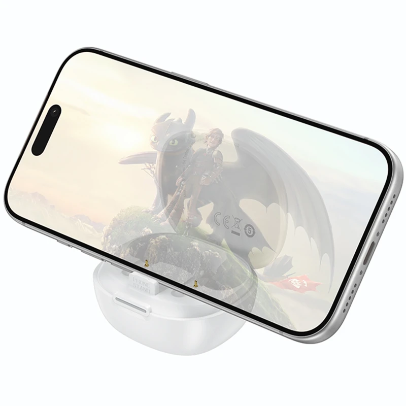 Беспроводные TWS наушники Hoco EQ100 Intelligent AI translation (App) – White. Фото 4 из 5