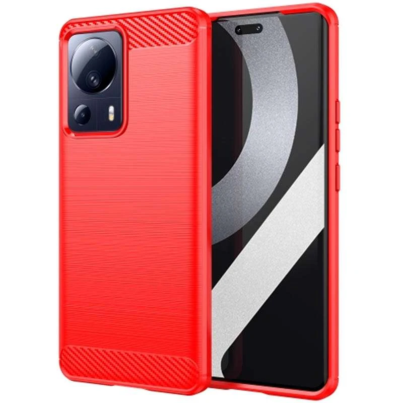 

Тонкий силиконовый чехол Slim для Xiaomi 13 Lite (Красный), Червоний