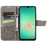Кожаный чехол-книжка Butterfly Pattern для Samsung Galaxy A37 5G – Gray. Фото 3 из 4