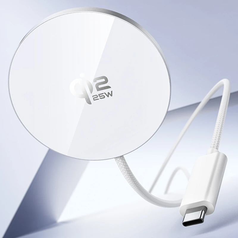 БЗП Hoco CW63 Pro Fast Qi2 magnetic 25W – White. Фото 6 з 6