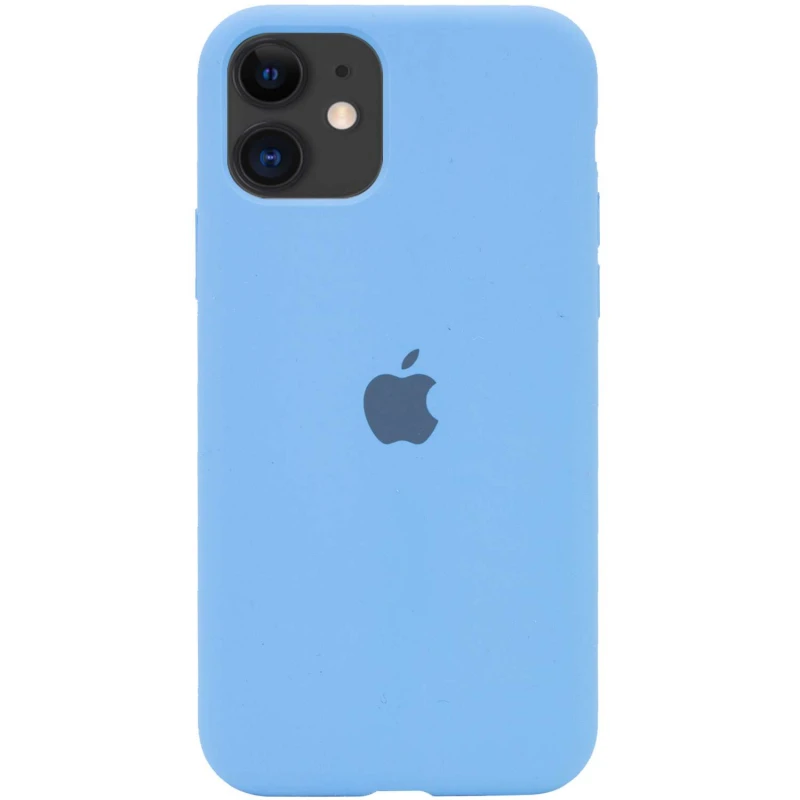 

Чохол Silicone Case з закритим низом на Apple iPhone 11 (6.1") (Блакитний / Cornflower)