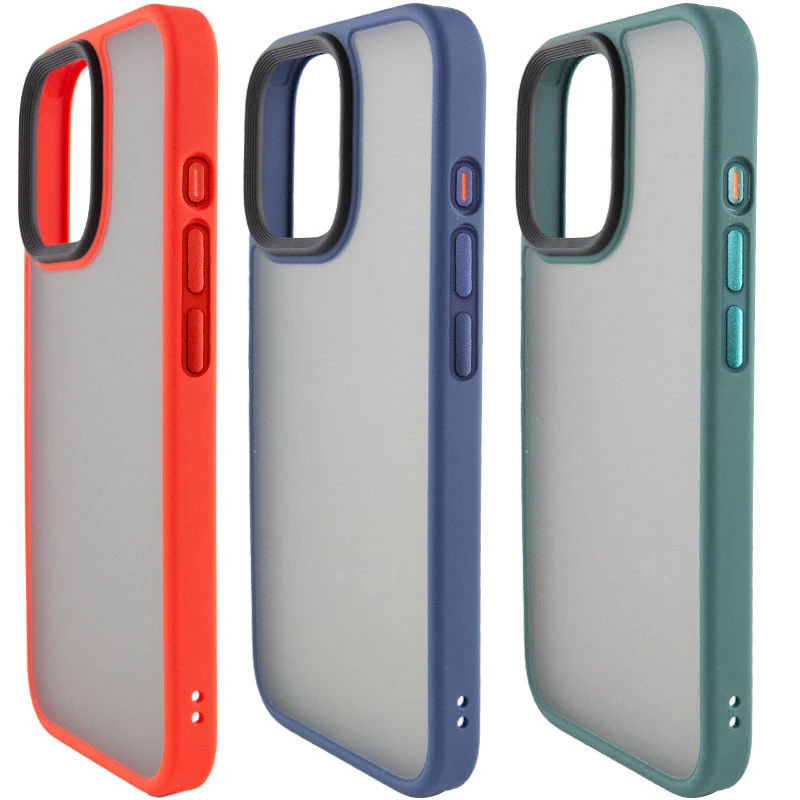 TPU+PC с металлическими кнопками для Apple iPhone 16 Pro Max фото 1 из 1